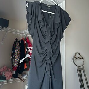 Black White House Black Market Dress